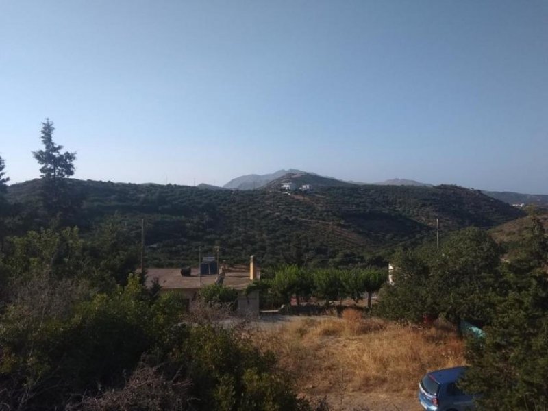 Plakalona Kreta, Plakalona: Grundstück in einem ruhigen Dorf mit Meerblick zu verkaufen Grundstück kaufen